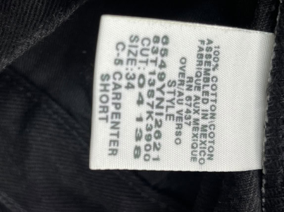 RL POLO JEANS COMPANY DENIM ΒΕΡΜΟΥΔΑ CLASSIC FADED BLACK ΑΝΤΡΙΚΟ PRE OWNED
