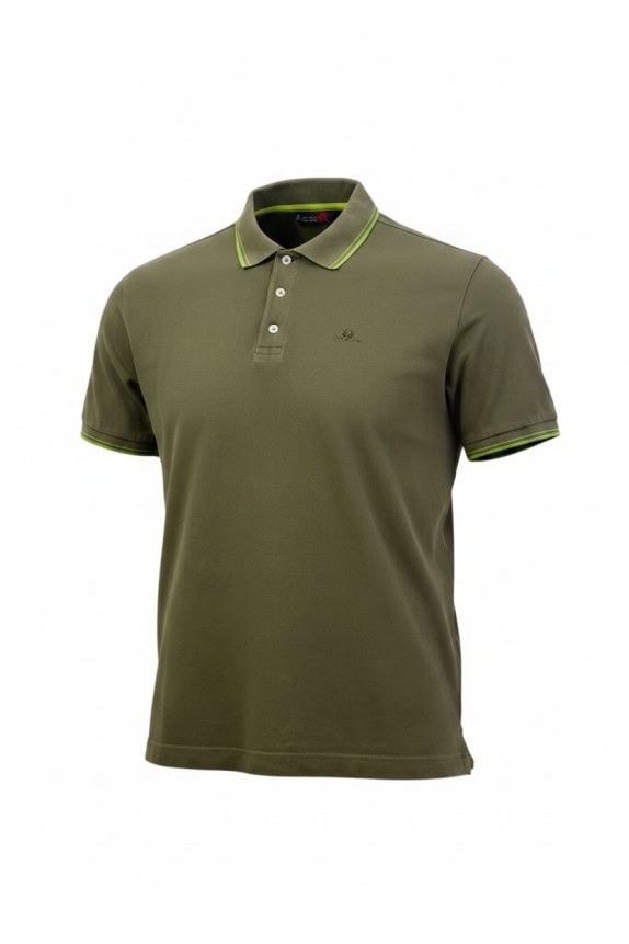 ROBE DI KAPPA POLO SHIRT MINIMAL OLIVA UNISEX PRE OWNED XL