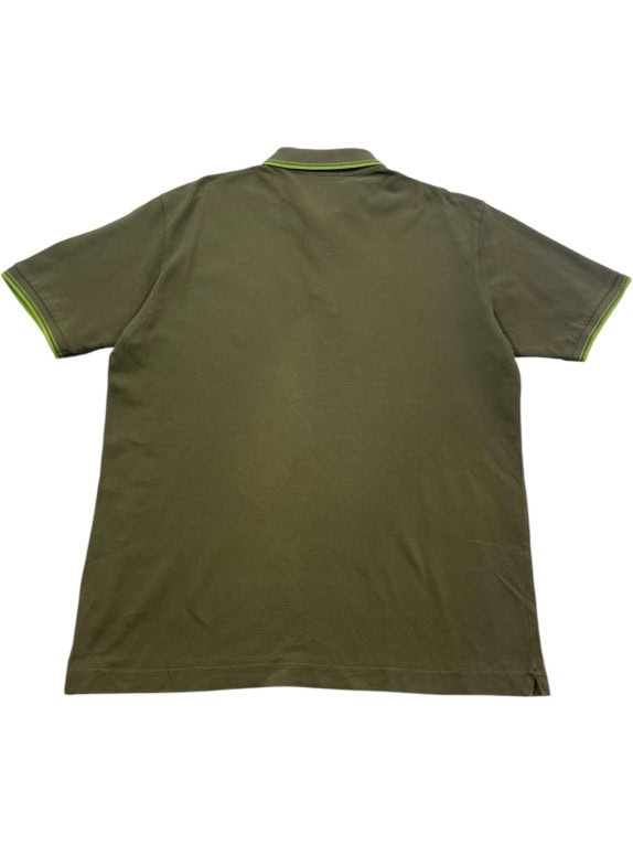 ROBE DI KAPPA POLO SHIRT MINIMAL OLIVE UNISEX PRE OWNED XL