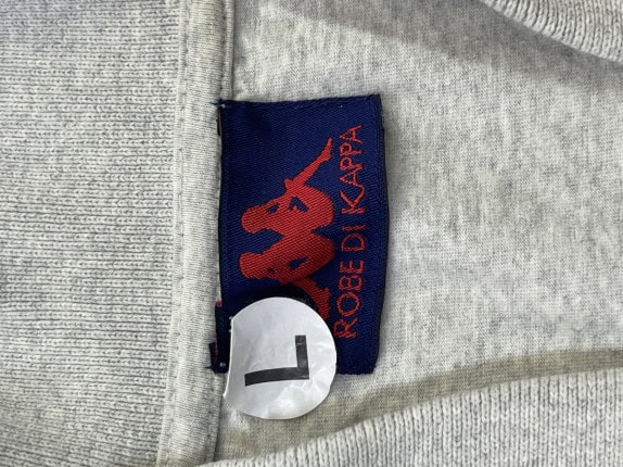 ROBE DI KAPPA POLO SHIRT RETRO ΓΚΡΙ ΑΝΤΡΙΚΟ PRE OWNED L