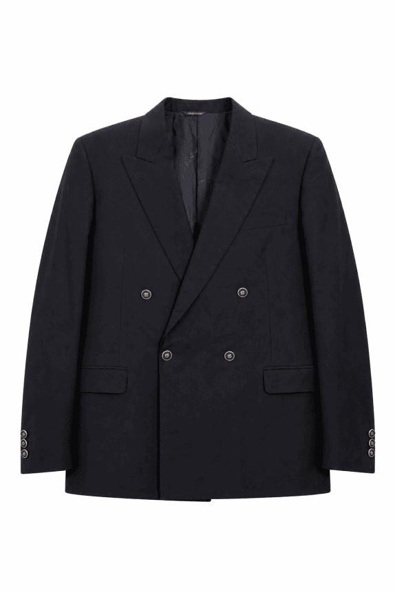 90S PIERRE CARDIN BLAZER DOUBLE BREASTED ΚΛΑΣΙΚΟ ΜΑΥΡΟ ΑΝΤΡΙΚΟ PRE OWNED
