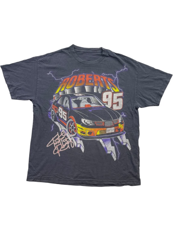 Roberts T-Shirt 90s Big Print Graphic Μαύρο Unisex L