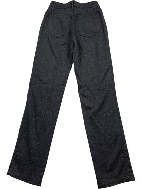 ROCCO BAROCCO JEANS PANTS VINTAGE WAIST LOGO GREY WOMEN XS