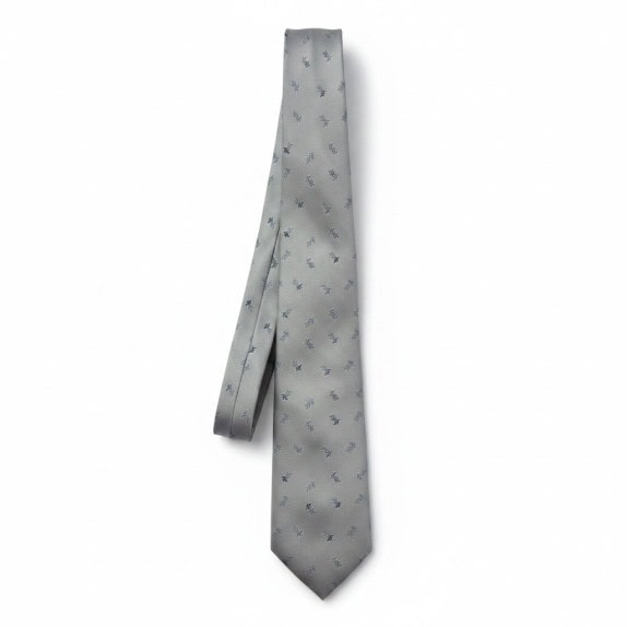 ROCCOBAROCCO CRAVATTA CLASSICA GRIGIO CHIARO UOMO PRE OWNED