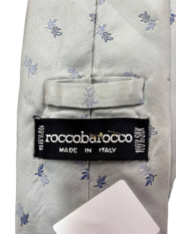 ROCCOBAROCCO ΓΡΑΒΑΤΑ ΚΛΑΣΙΚΗ ΑΝΟΙΧΤΟ ΓΚΡΙ ΑΝΤΡΙΚΟ PRE OWNED