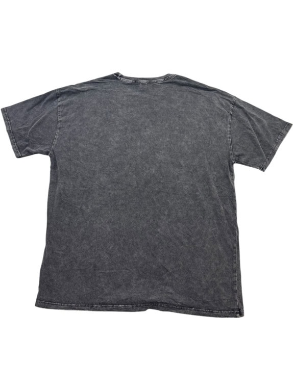ROMWE T SHIRT RACING GRAPHIC FADED BLACK ΑΝΤΡΙΚΟ PRE OWNED XL