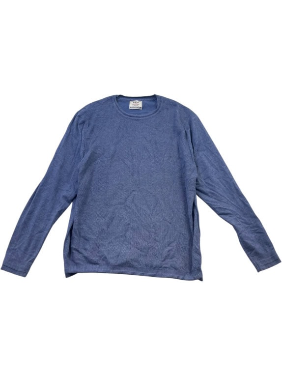 ROWING CLUB KNIT SWEATER MINIMAL BLUE MENS PRE OWNED M