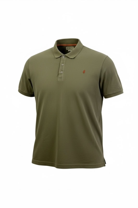 Rugged MCS Polo Μπλούζα Χακί Ανδρική XXL
