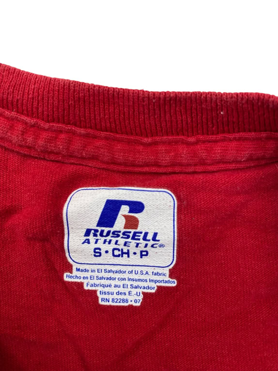 Russell Athletic Cornell University Graphic T-Shirt Red Unisex