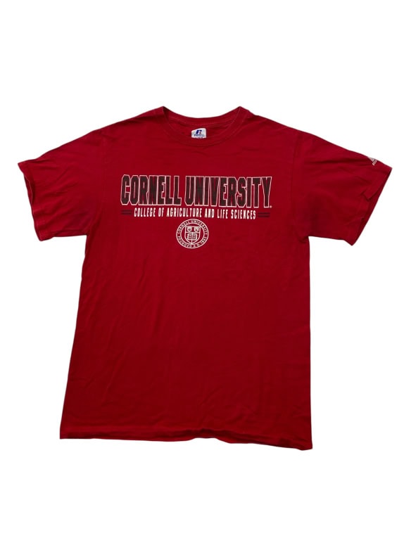 Russell Athletic Cornell University Graphic T-Shirt Red Unisex