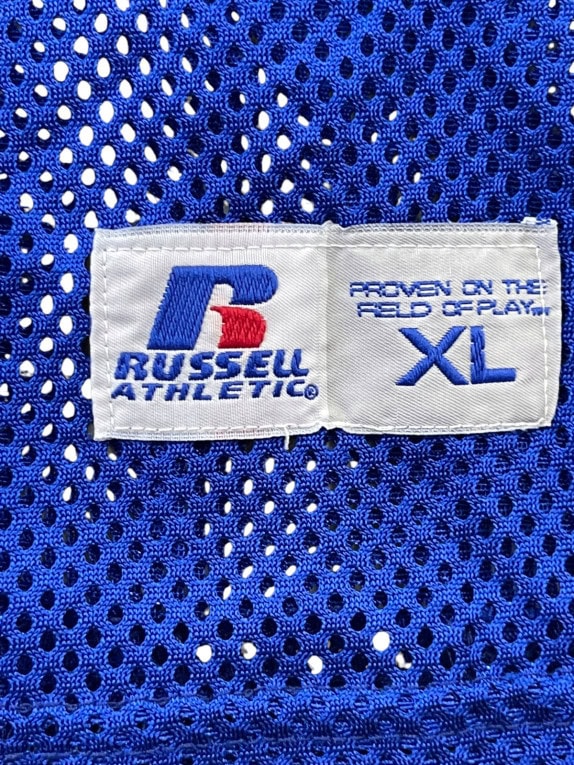 RUSSELL ATHLETIC MAGLIA FOOTBALL ATHLETIC BLU UOMO PRE OWNED XL