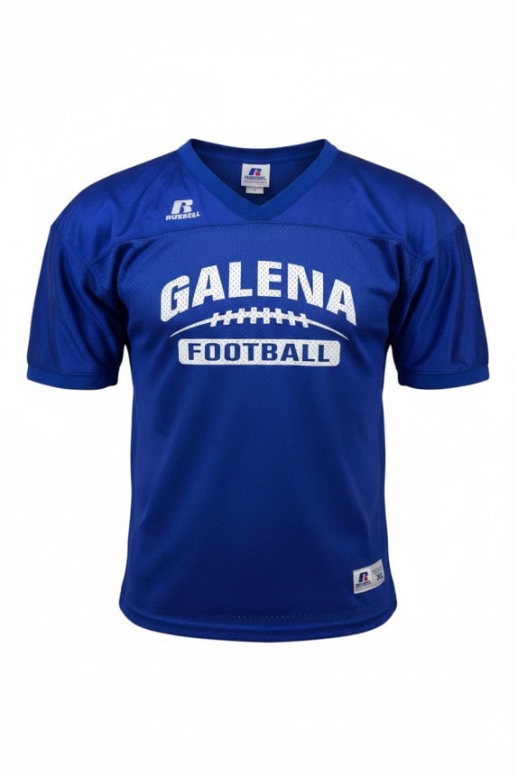 RUSSELL ATHLETIC FOOTBALL JERSEY ATHLETIC ΜΠΛΕ ΑΝΤΡΙΚΟ PRE OWNED XL