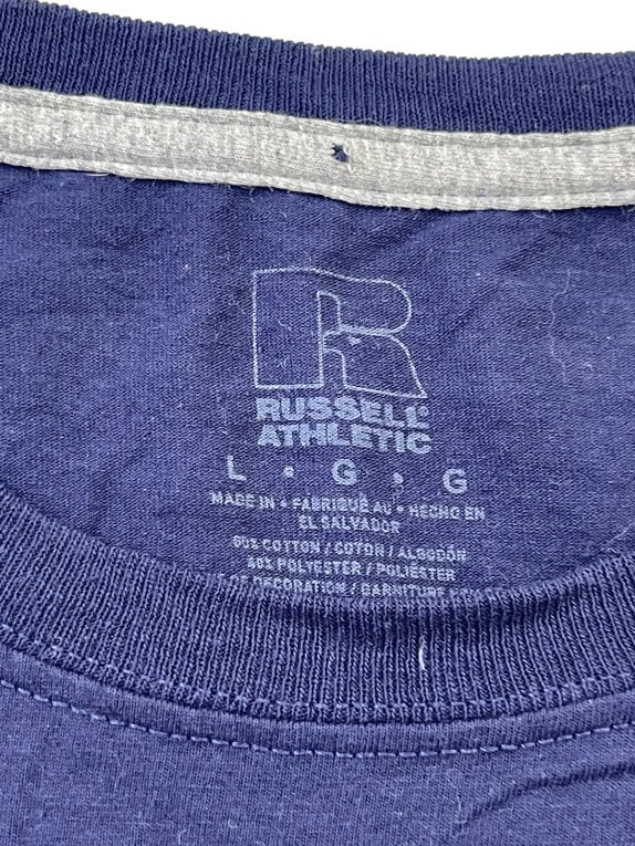 RUSSELL ATHLETIC GRAPHIC TEE ΑΘΛΗΤΙΚΟ NAVY ΑΝΤΡΙΚΟ PRE OWNED L
