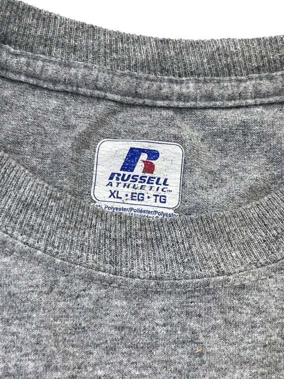 RUSSELL ATHLETIC GRAPHIC TEE SPORTSWEAR ΓΚΡΙ ΑΝΤΡΙΚΟ PRE OWNED XL