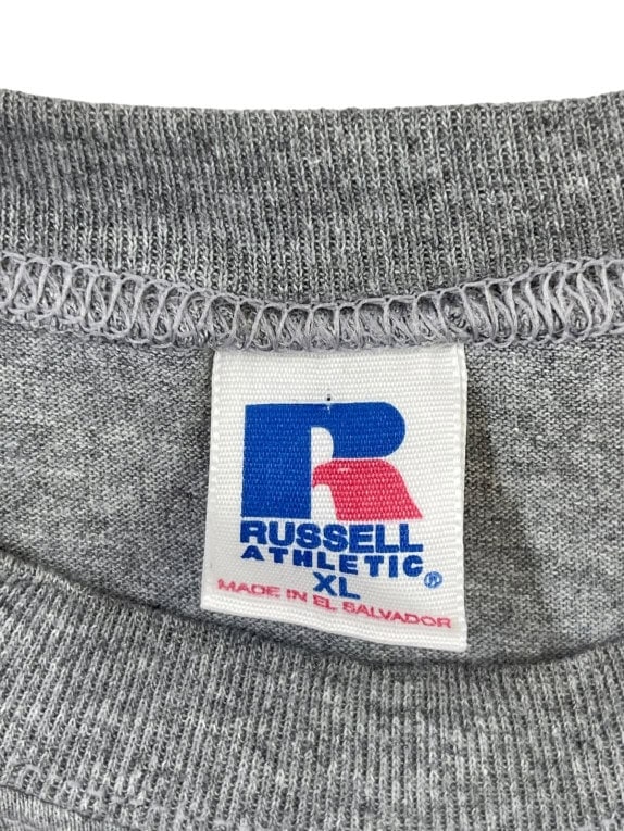 RUSSELL ATHLETIC MAGLIA A MANICHE LUNGHE SPORTSWEAR GRIGIO UOMO PRE OWNED XL