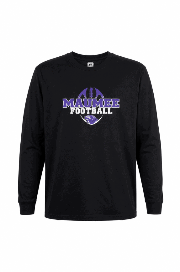 RUSSELL ATHLETIC ΜΠΛΟΥΖΑ ΜΑΚΡΥΜΑΝΙΚΗ GRAPHIC ΜΑΥΡΟ ΑΝΤΡΙΚΟ PRE OWNED XL