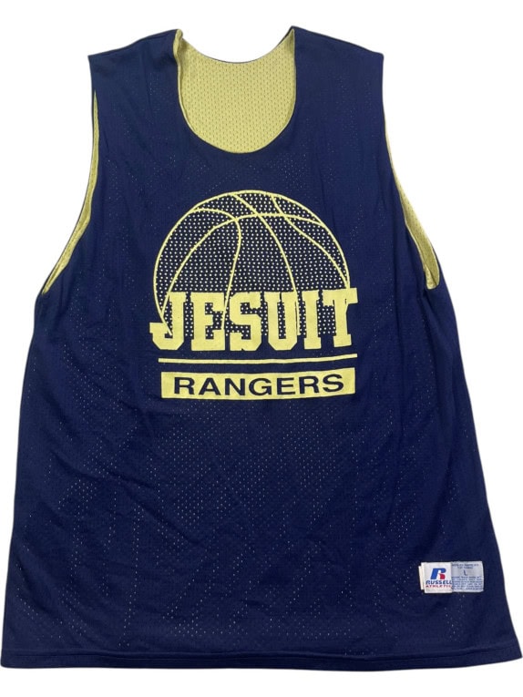 RUSSELL ATHLETIC SLEEVELESS JERSEY GRAPHIC BLUE ΑΝΤΡΙΚΟ PRE OWNED L
