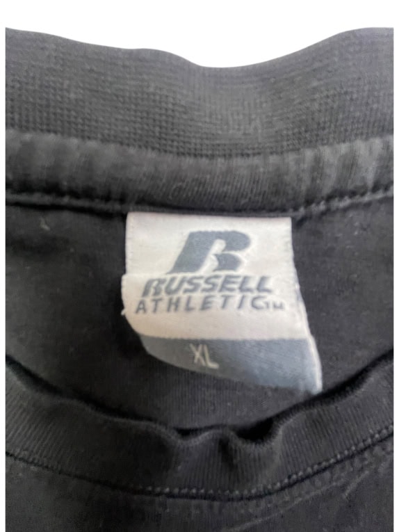 RUSSELL ATHLETIC T-SHIRT CASUAL CON LOGO NERO DA UOMO XL