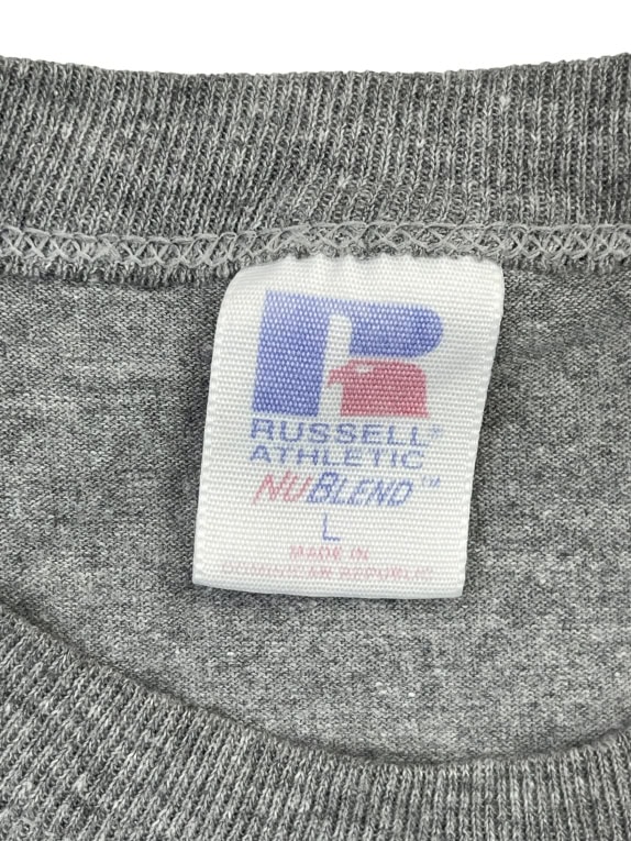 Russell Athletic T-Shirt Logo Γκρι Unisex L
