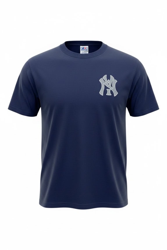 Russell Athletic T-Shirt con logo NY Blu Unisex S
