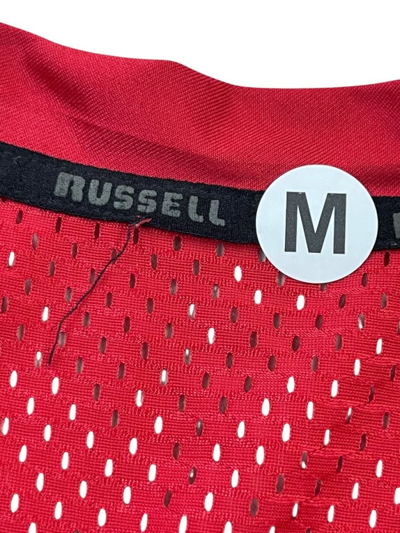 RUSSELL FOOTBALL JERSEY SPORTSWEAR GRAPHIC ΚΟΚΚΙΝΗ ΓΥΝΑΙΚΕΙΟ PRE OWNED M