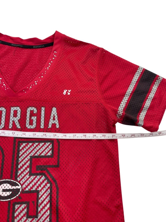 RUSSELL FOOTBALL JERSEY SPORTSWEAR GRAPHIC ΚΟΚΚΙΝΗ ΓΥΝΑΙΚΕΙΟ PRE OWNED M