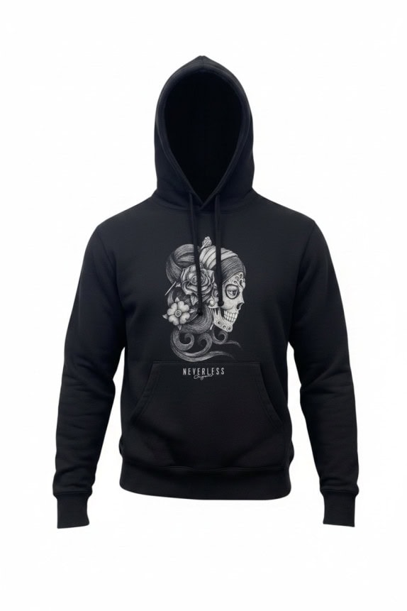 RUSSELL HOODIE GRAPHIC ΜΑΥΡΟ UNISEX PRE OWNED XS