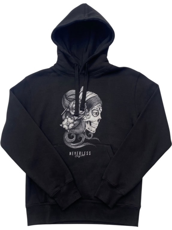 RUSSELL HOODIE GRAPHIC ΜΑΥΡΟ UNISEX PRE OWNED XS