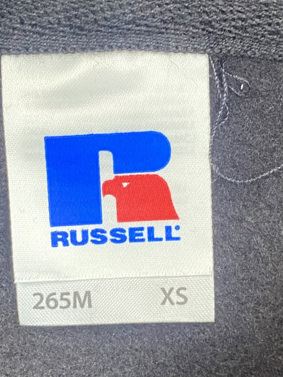 RUSSELL HOODIE GRAPHIC ΜΑΥΡΟ UNISEX PRE OWNED XS