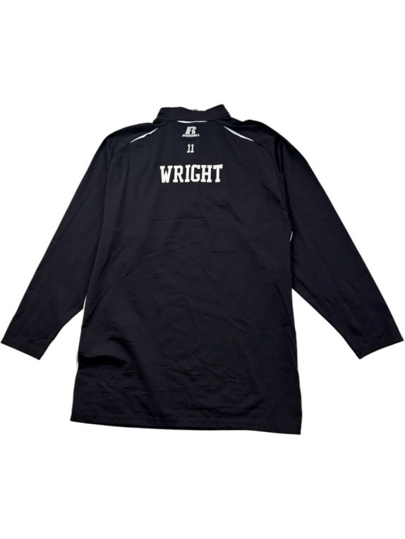 RUSSELL ΜΠΛΟΥΖΑ ΜΕ ΜΙΣΟ ΦΕΡΜΟΥΑΡ SPORTSWEAR ΜΑΥΡΗ ΑΝΤΡΙΚΟ PRE OWNED L