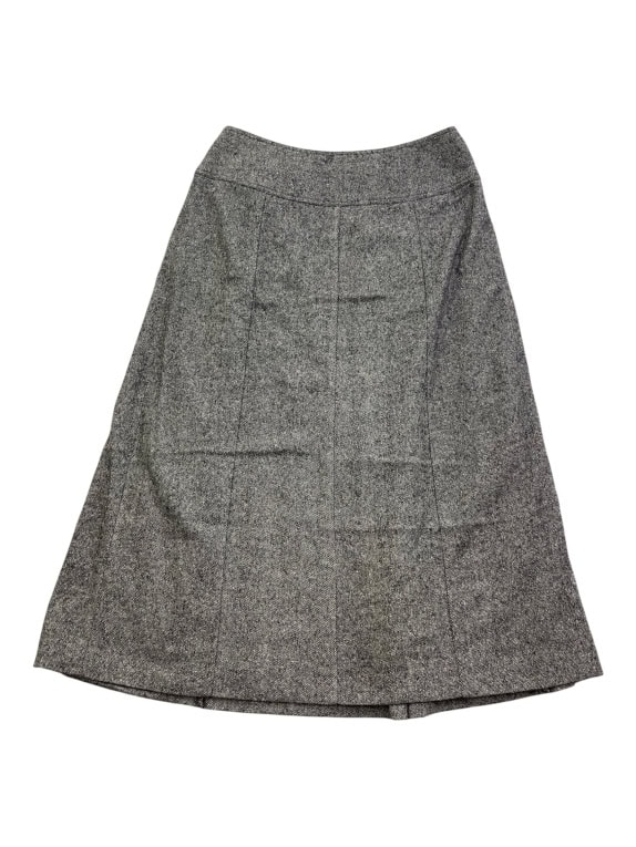 S MaxMara Grey Wool Blend Midi Skirt Women’s Size L