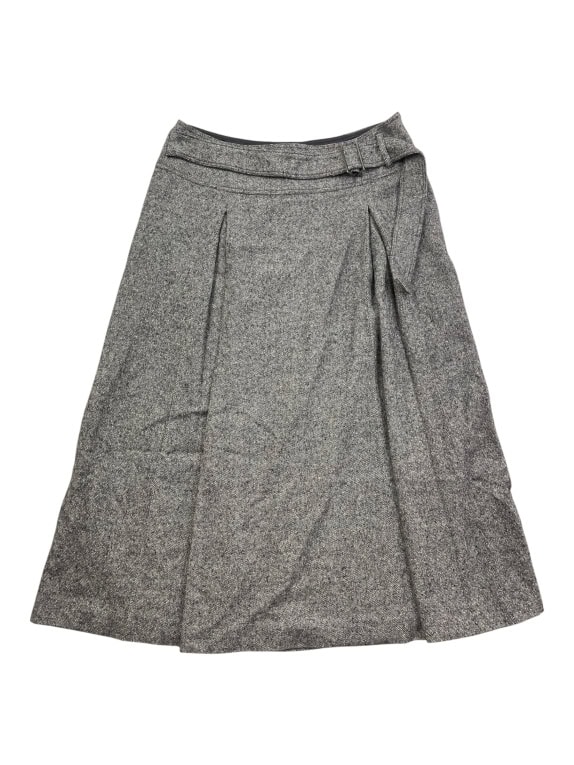 S MaxMara Grey Wool Blend Midi Skirt Women’s Size L