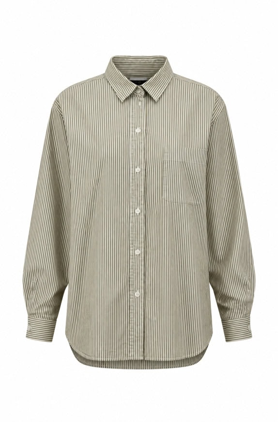 BURBERRY  ΠΟΥΚΑΜΙΣΟ ΡΙΓΕ ΚΑΦΕ ΑΝΤΡΙΚΟ PRE OWNED S