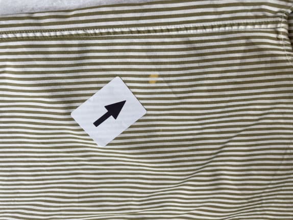 BURBERRY SHIRT STRIPED BROWN MEN PRE OWNED S