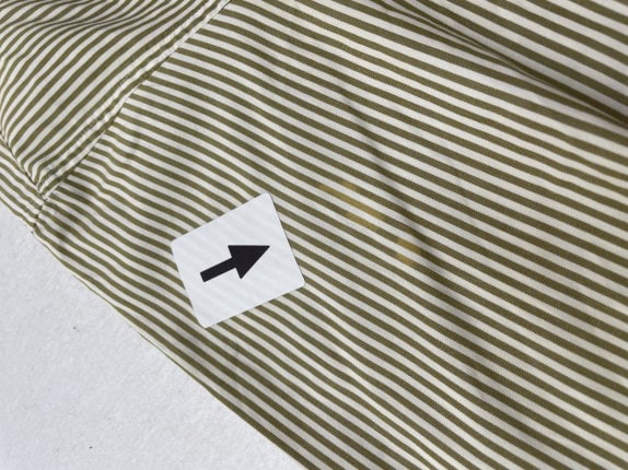 BURBERRY SHIRT STRIPED BROWN MEN PRE OWNED S