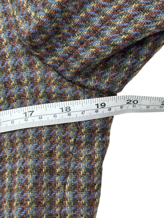 90S YSL BLAZER VINTAGE PLAID GREY MENS PRE OWNED