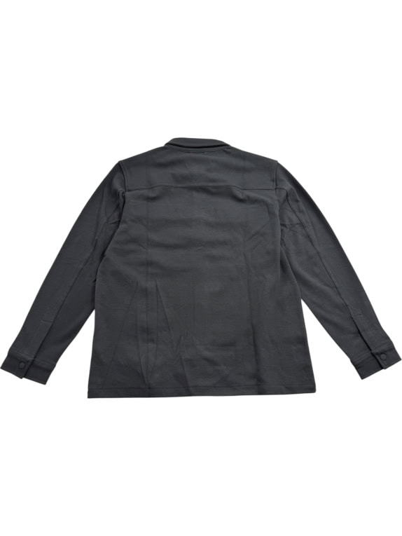 Giacca Saluzzo casual stile italiano con logo nera da uomo L