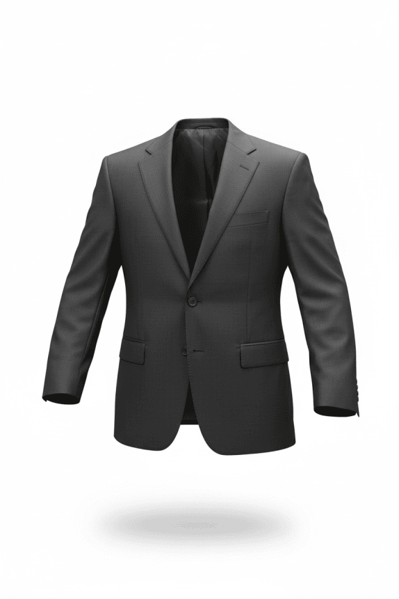Santino Blazer Κλασικό Μαύρο Ανδρικό M