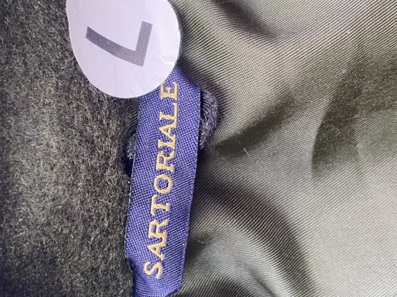 SARTORIALE ΠΑΛΤΟ 90S ΜΙΝΙΜΑΛ ΧΑΚΙ ΑΝΤΡΙΚΟ PRE OWNED L