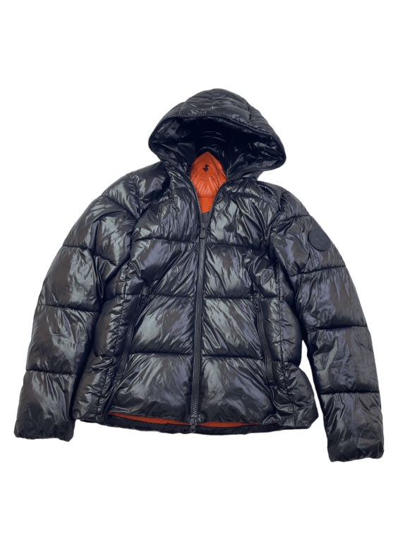 SAVE THE DUCK PUFFER JACKET STREETWEAR ORANGE ΑΝΤΡΙΚΟ PRE OWNED M/L