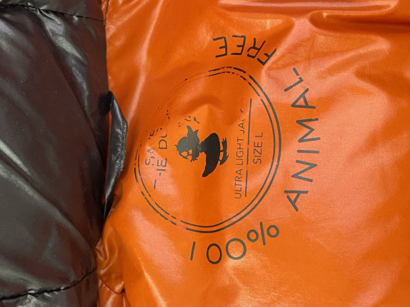 SAVE THE DUCK PUFFER JACKET STREETWEAR ORANGE ΑΝΤΡΙΚΟ PRE OWNED M/L