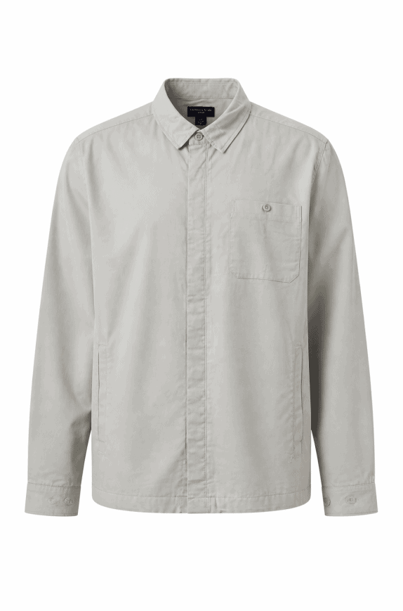 SAVILE ROW ΠΟΥΚΑΜΙΣΟ MINIMAL OFF WHITE ΑΝΤΡΙΚΟ PRE OWNED XL
