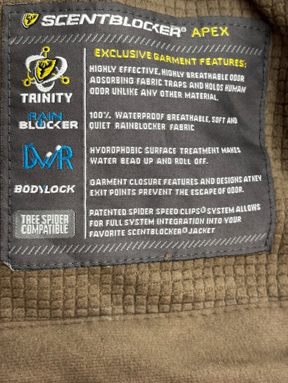 SCENTBLOCKER APEX GIACCA UTILITY MIMETICA UNISEX PRE OWNED