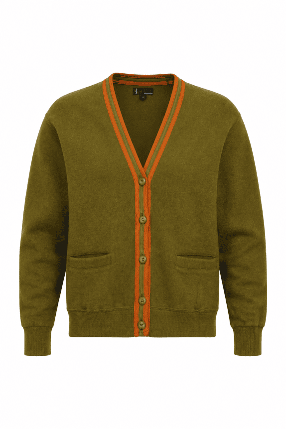1990S SCON AND SODA CARDIGAN VINTAGE OLIVE ΓΥΝΑΕΙΚΕΙΟ PRE OWNED M