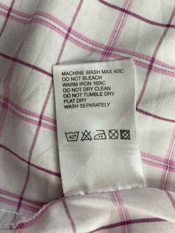 SERGIO TACCHINI Πουκάμισο Καρό Λευκό/Μωβ Ανδρικό 2XL
