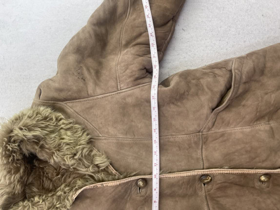 SHEARLING JACKET BEIGE WOMENS PRE OWNED M