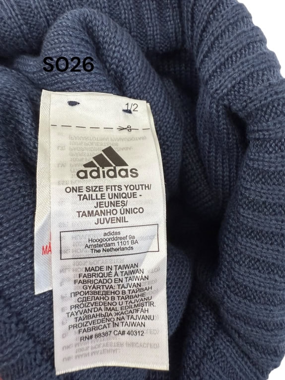 BERRETTO BEANIE ADIDAS 3-STRIPES REVERSIBILE NAVY VINTAGE