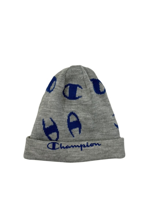 ΣΚΟΥΦΟΣ BEANIE CHAMPION ALL-OVER LOGO ΓΚΡΙ VINTAGE