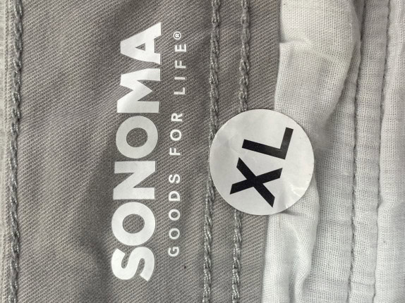 SONOMA BERMUDA CARGO MINIMAL GRIGIO UOMO PRE OWNED XL