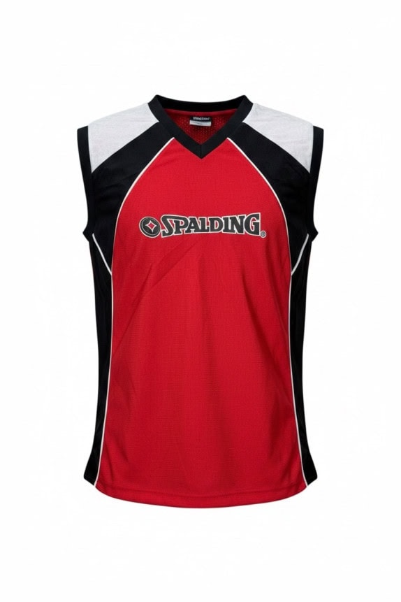 SPALDING ΜΠΑΣΚΕΤΙΚΗ ΦΑΝΕΛΑ ΑΘΛΗΤΙΚΗ ΚΟΚΚΙΝΗ ΜΑΥΡΗ ΛΕΥΚΗ UNISEX PRE OWNED M
